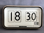 Reloj de paletas el�ctrico (Solari & C., Italia, ca. 1970). Donaci�n: Vicente Herguido P�rez - Pieza IG 08642